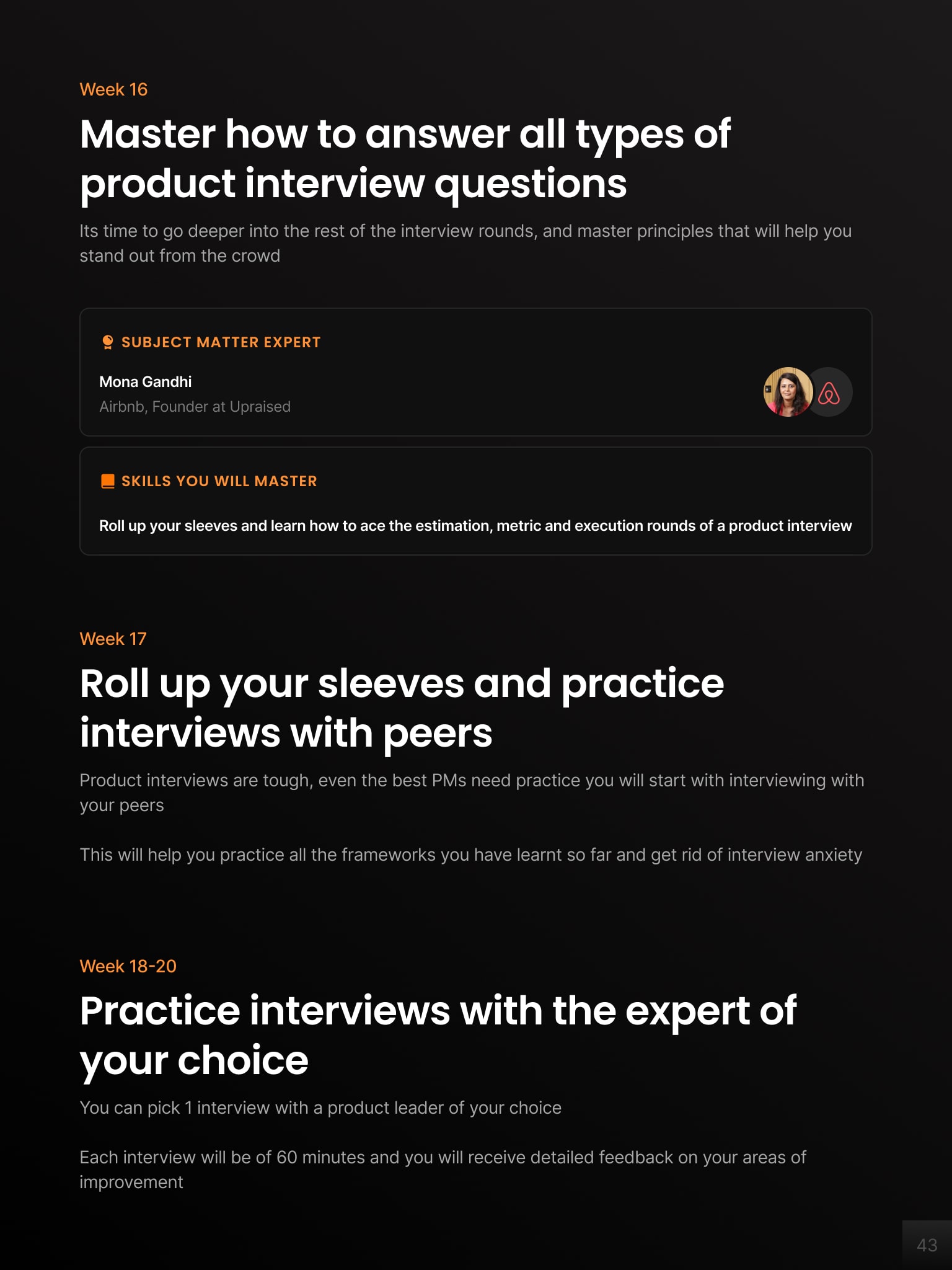 Product Management Launchpad Curriculum Page 43